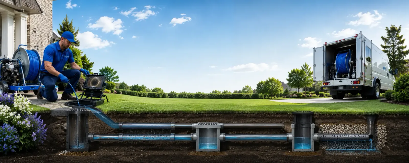 Outdoor drain cleaning information for Pattison, MS